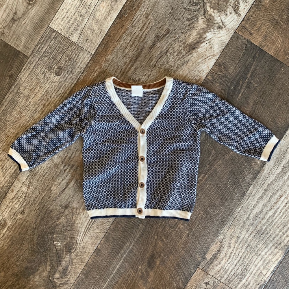 4-6mo boys (or girls really!) cardigan